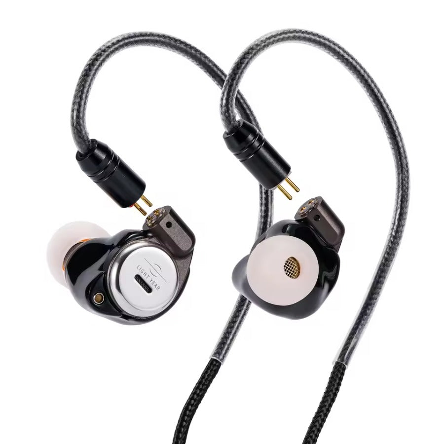 ROSESELSA Star City 5 Pro 1DD+2BA IEMs HiFi in-Ear Wired Earphones Monitor Headphones for Audiophile with Detachable Cable