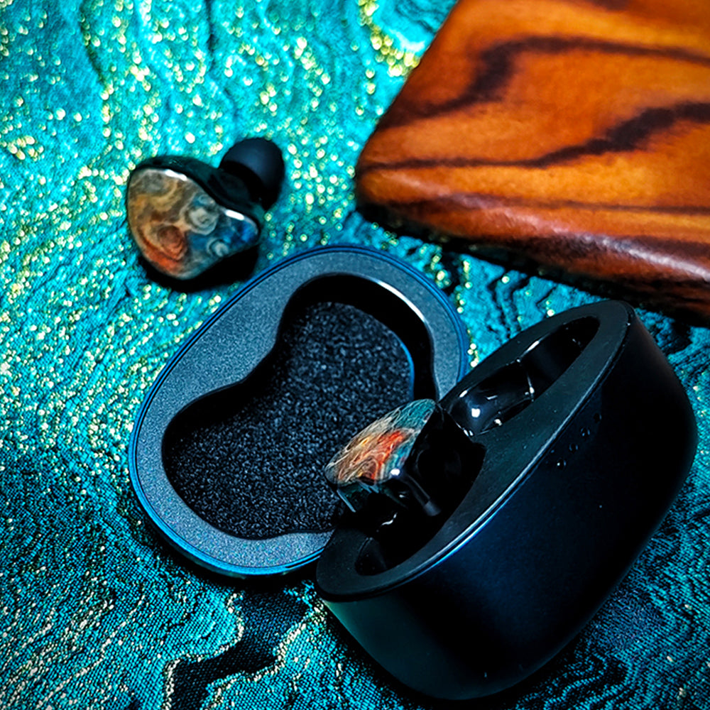 GEEKFLY Amazing GF01 TWS IEMs HIFI Bluetooth Wireless In-ear Earphones QCC3091 Gaming Monitor Headphone with Audio DAC AMP