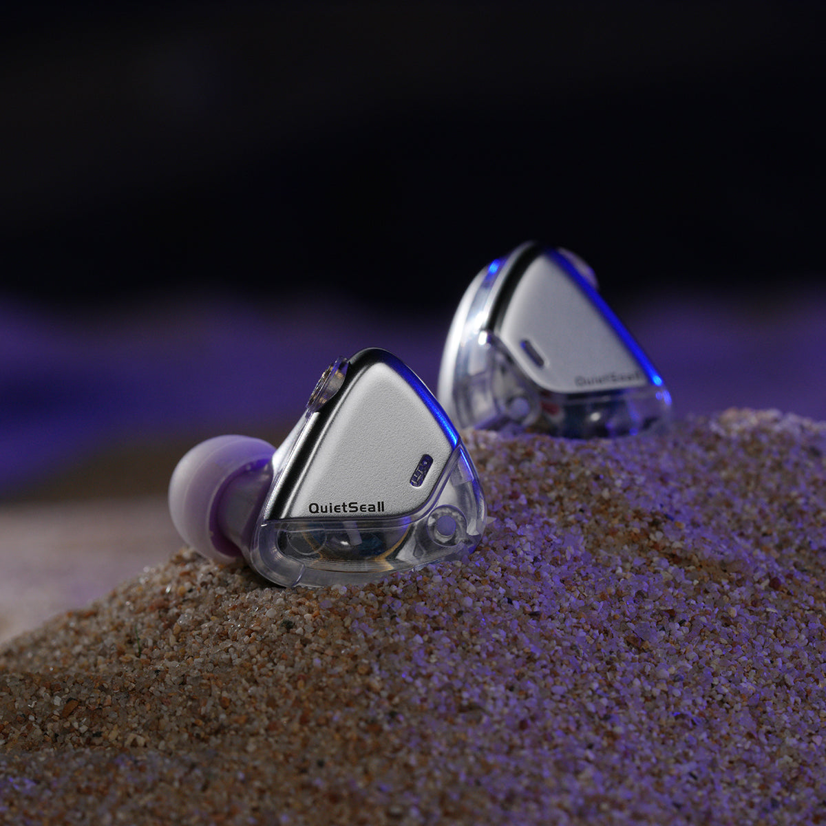 ROSESELSA QuietSea II Dynamic Diaphragm Driver IEM HIFI Wired in Ear Earphones Monitors with Module Cable