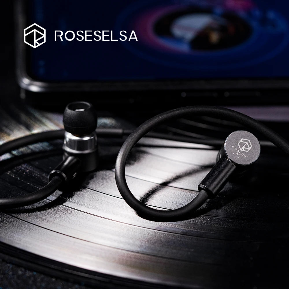 ROSESELSA Photon Pro Gaming IEM In-ear HiFi Wired Earphone 8mm HD Dynamic Driver Original Sound Engine eSports Monitor Headphone