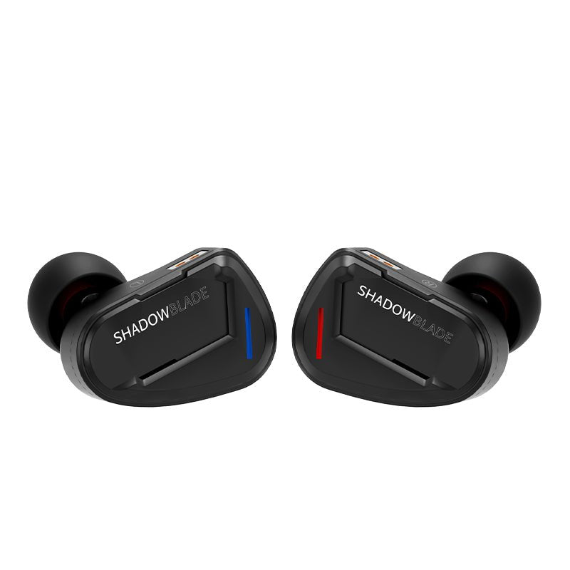 CVJ Shadow Blade HIFI in - ear Wired Earphones Dynamic Driver + Vibration Unit with Tuning Tubes HD MIC Vibration Music Gaming IEM - HIFICHOI