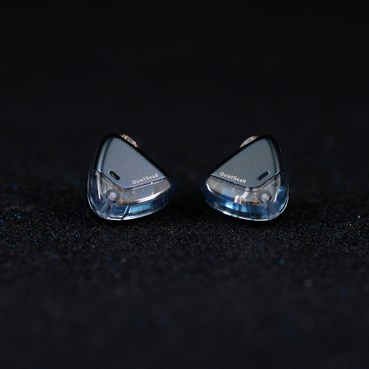 ROSESELSA QuietSea II Dynamic Diaphragm Driver IEM HIFI Wired in Ear Earphones Monitors with Module Cable