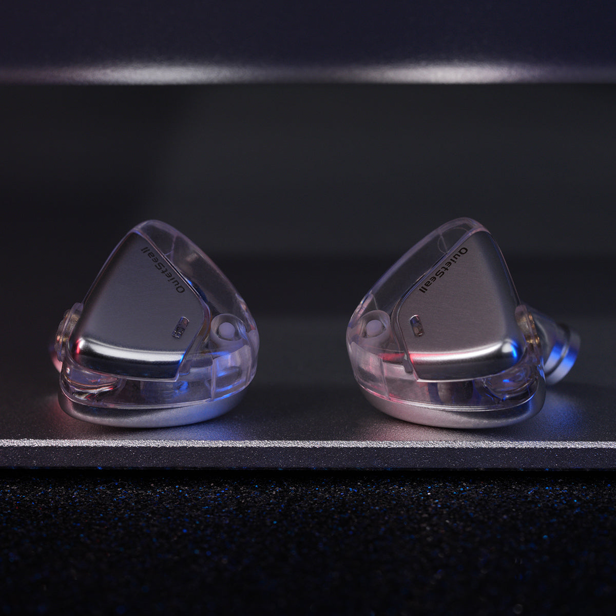 ROSESELSA QuietSea II Dynamic Diaphragm Driver IEM HIFI Wired in Ear Earphones Monitors with Module Cable