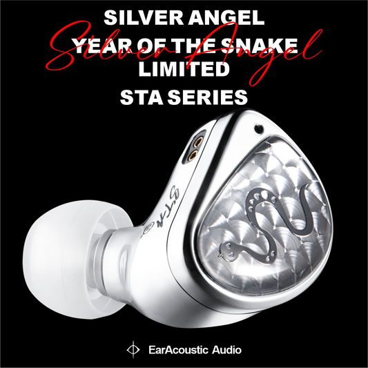 EarAcoustic Audio STA-Hi End IEM HiFi in-ear Wired Earphones 10mm Dual-Magnet Beryllium Driver & 6mm Composite Diaphragm Monitor