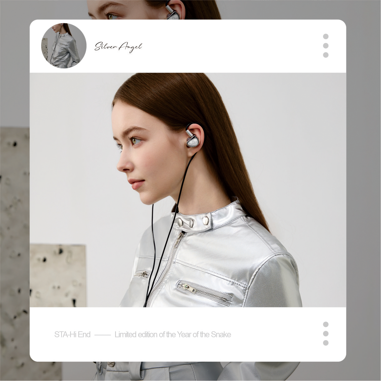 EarAcoustic Audio STA-Hi End IEM HiFi in-ear Wired Earphones 10mm Dual-Magnet Beryllium Driver & 6mm Composite Diaphragm Monitor