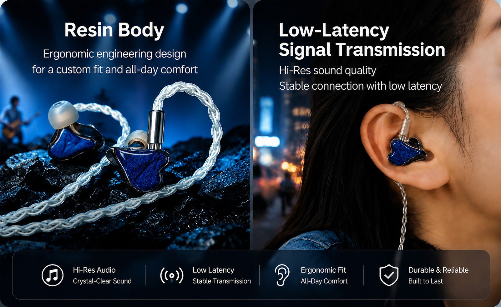 Geekwold GK12 Ultra Wired IEMs | 6-Driver Hybrid Hi-Res Earphones