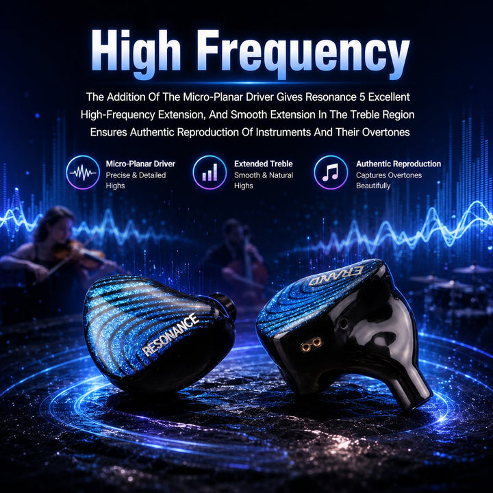 ERAND RESONANCE 5 – 5ドライバーハイブリッドIEM | HIFICHOI