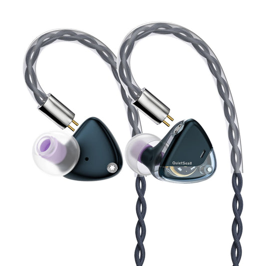 ROSESELSA QuietSea II Dynamic Diaphragm Driver IEM HIFI Wired in Ear Earphones Monitors with Module Cable - HIFICHOI